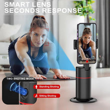 Load image into Gallery viewer, New Foldable Automatic Face Tracking Tripod, 360° Rotation Face Body Phone Camera Stand for Smart Shooting Phone Tracking Stand for Real-Time Vlog Streaming Video, Rechargeable Battery Accessory for Selfie Gift Smartphone Accessories Cellphone
