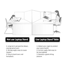 Load image into Gallery viewer, Foldable Laptop Stand Ergonomic Desk Tablet Holder
