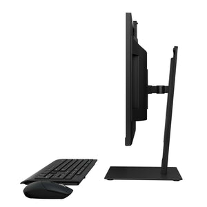 23.8" All-In-One Desktop, Fully Adjustable Stand, FHD, Intel Pentium J5040, 4GB RAM, 128GB SSD, 2MP Camera, Windows 11, Microsoft 365 Personal 1-Year Included, Mouse & Keyboard Included, Black