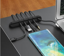 Load image into Gallery viewer, Silicone storage cable management cable clamp
