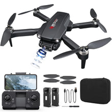 Load image into Gallery viewer, H16 Drone with Camera for Adults 4K, Foldable Drone for Beginners with Brushless Motor, Optical Flow Positioning, with 2 Batteries and Carrying Case
