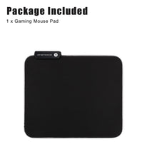 Load image into Gallery viewer, RGB Large Gaming Mouse Pad,  Extended Thick LED Keyboard Pad with 9 Lighting Modes, Anti-Slip Waterproof Oversized Computer Mouse Pad Mat, Xl/9.8X11.8Inch, Black
