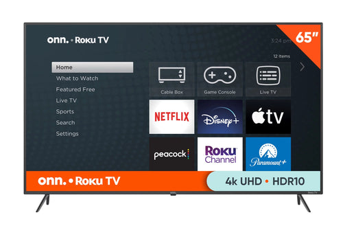 65” Class 4K UHD (2160P) LED Roku Smart Television HDR (100012587)