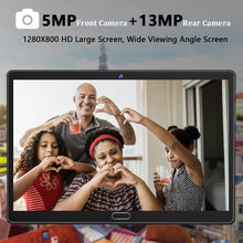 Load image into Gallery viewer, Android 13 Tablet 10 Inch Tablet with Keyboard Wireless Mouse Stylus,4G Phone Tablet,Octa Core Processor 1280X800 IPS Tablet/4Gb RAM 64GB ROM/13MP+5MP Camera Bluetooth Wifi Tablet,2024 Latest Tablet
