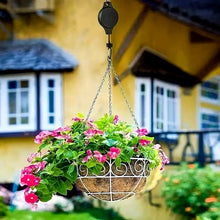 Load image into Gallery viewer, 3-Pack Heavy Duty Retractable Plant Hangers – Adjustable Pulley Hooks for Indoor &amp; Outdoor Hanging Plants!
