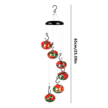 Load image into Gallery viewer, Enchanting Anti-Fade Hummingbird Feeder with Wind Chimes – Leak-Proof Garden Delight!
