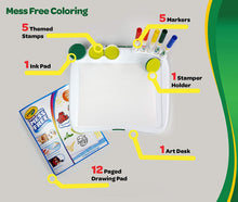 Load image into Gallery viewer, Color Wonder Mess Free Art Desk with Stamps, 20+ Pieces, Kids Toys
