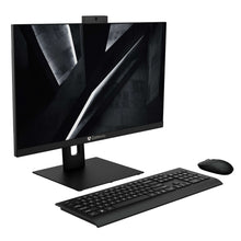 Load image into Gallery viewer, 23.8&quot; All-In-One Desktop, Fully Adjustable Stand, FHD, Intel Pentium J5040, 4GB RAM, 128GB SSD, 2MP Camera, Windows 11, Microsoft 365 Personal 1-Year Included, Mouse &amp; Keyboard Included, Black
