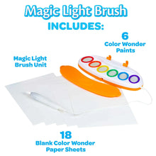 Load image into Gallery viewer, Color Wonder Magic Light Brush Art Set, Mess Free Washable Paint, Gift, Beginner Unisex Child
