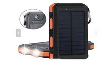 Load image into Gallery viewer, 20,000 Mah Portable External Solar Power Bank for Phone Tablet Dual USB Port
