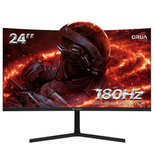 Load image into Gallery viewer, 24&quot; FHD 75Hz Curved Computer Monitor,1080P Narrow Bezel Office Monitor,99% Srgb,Freesync, Hdmi,White
