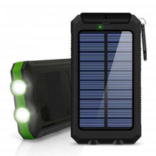 Load image into Gallery viewer, 20,000 Mah Portable External Solar Power Bank for Phone Tablet Dual USB Port
