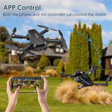 Load image into Gallery viewer, H16 Drone with Camera for Adults 4K, Foldable Drone for Beginners with Brushless Motor, Optical Flow Positioning, with 2 Batteries and Carrying Case
