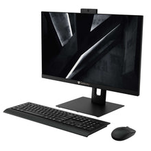 Load image into Gallery viewer, 23.8&quot; All-In-One Desktop, Fully Adjustable Stand, FHD, Intel Pentium J5040, 4GB RAM, 128GB SSD, 2MP Camera, Windows 11, Microsoft 365 Personal 1-Year Included, Mouse &amp; Keyboard Included, Black
