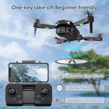 Load image into Gallery viewer, H16 Drone with Camera for Adults 4K, Foldable Drone for Beginners with Brushless Motor, Optical Flow Positioning, with 2 Batteries and Carrying Case
