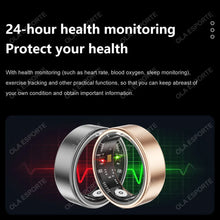 Load image into Gallery viewer, 2024 for XIAOMI SAMSUNG Smart Ring Men Women Heart Rate Blood Oxygen Monitor IP68 &amp; 5ATM Waterproof Smartring Multi-Sport Mode
