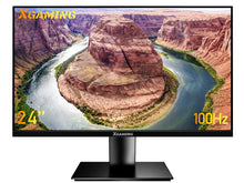 Load image into Gallery viewer, 24Inch 100Hz Gaming Monitor, FHD 1080P PC Gaming Monitor for Laptop, HDR Computer Monitor, IPS 1920*1080P LCD Monitor with Speaker, Low Blue Light, Freesync, VESA Compatible
