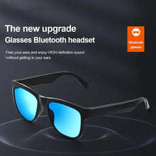 Load image into Gallery viewer, Smart Glasses Headset Wireless Bluetooth 5.0 Sunglasses Outdoor Sport Earphone Calling Music Anti-Blue Eyeglasses
